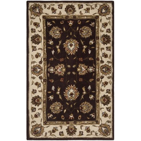 Safavieh 2 ft. 3 in. x 9 ft. Total Performance Hand Hooked Area RugBrown & Ivory TLP416D-29